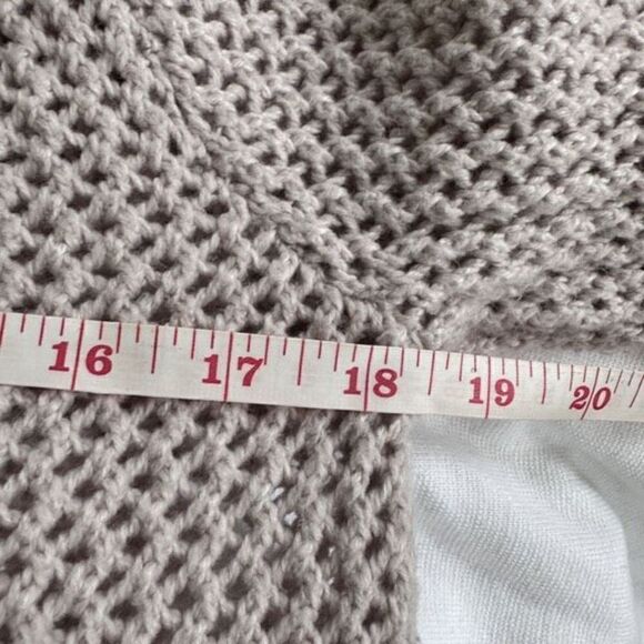 Andrea Jovine Grey Open Weave Knit Sweater - Picture 5 of 9